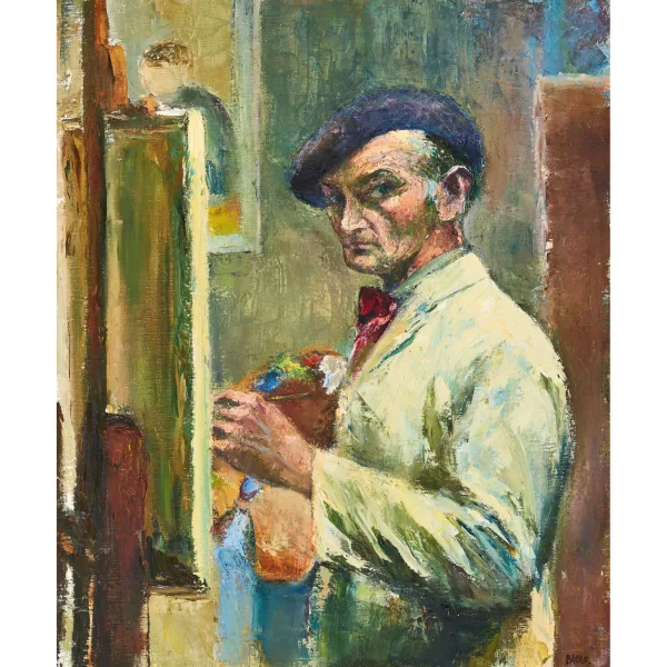 Paul Jakob Müller — "Selbstbildnis".