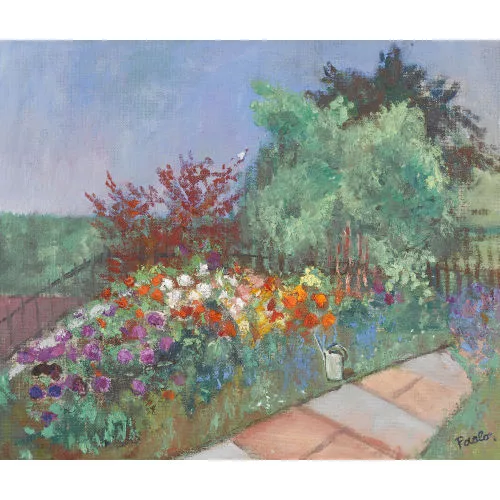 Paul Jakob Müller — Sommerlicher Garten.