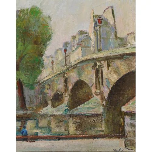 Paul Jakob Müller — "Pont Marie, Paris".