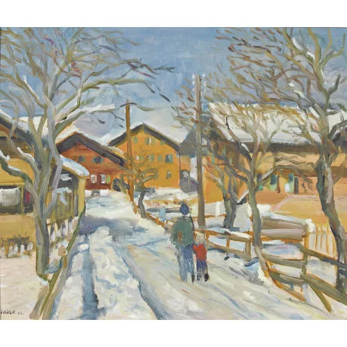 Paul Jakob Müller — Sonniger Winterweg.