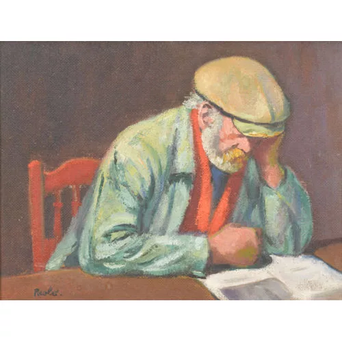 Paul Jakob Müller — "Der Lesende".