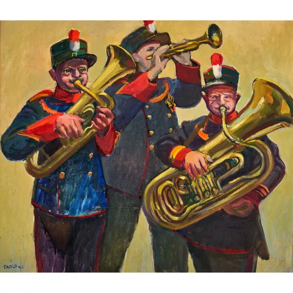Paul Jakob Müller — Drei Musikanten.