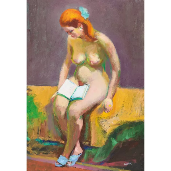 Paul Jakob Müller — "Die Lesende".