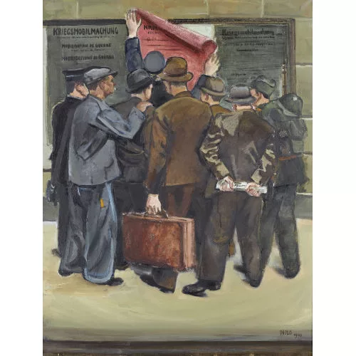 Paul Jakob Müller — "Kriegsmobilisation 1940".