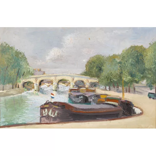 Paul Jakob Müller — "Pont Marie Paris".
