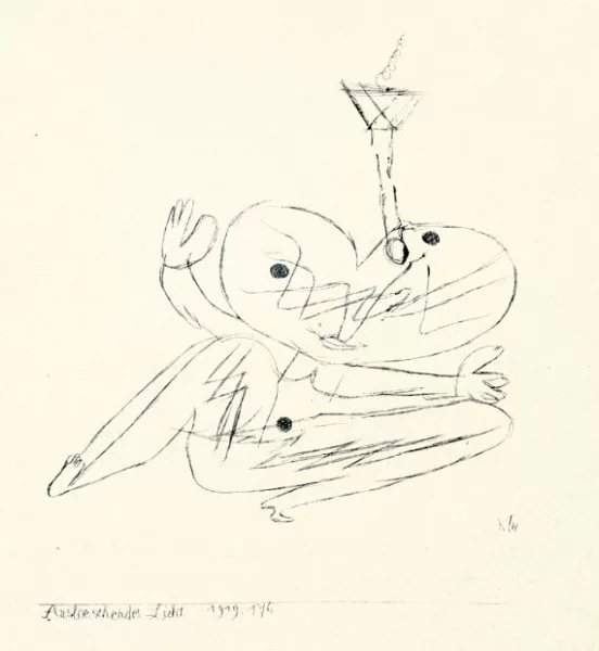 Paul Klee — 2 Bll.: Blick auf einen Fluß. Auslöschendes Licht