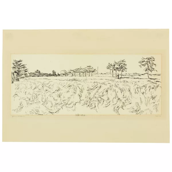 Paul Klee — Gärtnerei Bauer mit der Bäumchenreihe