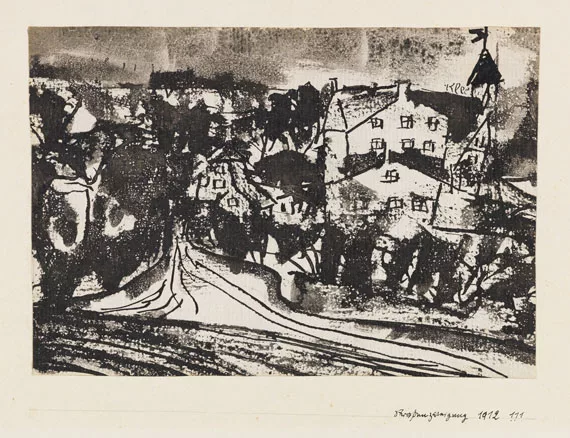 Paul Klee — Straßenverzweigung (bei aufgeweichtem Boden)
