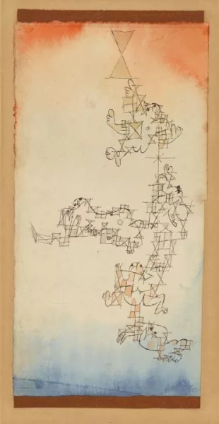 Paul Klee — Geister als Akrobaten, 1918, 37