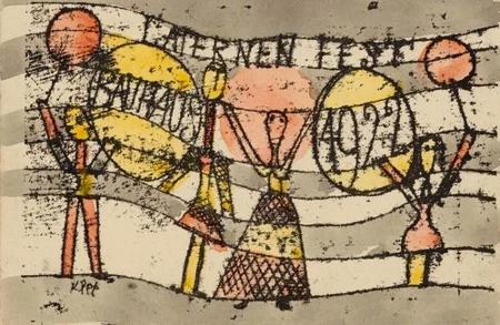 PAUL KLEE — Laternenfest Bauhaus 1922. 1922. — Koller Auktionen