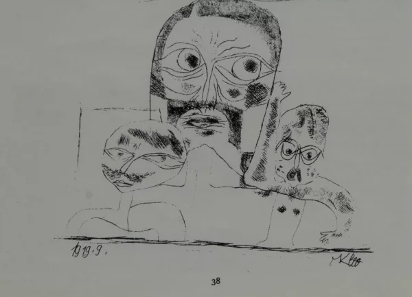 Paul Klee — Drei Köpfe, 1919