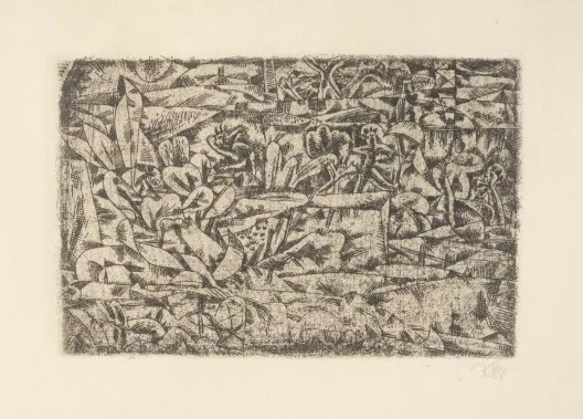 Paul Klee — Garten der Leidenschaft, 1913