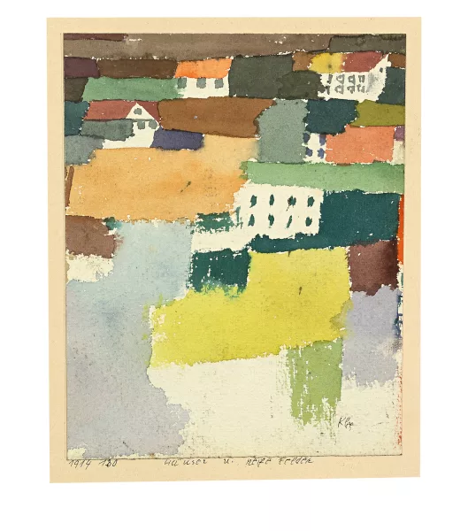 Paul Klee — Häuser u. reife Felder