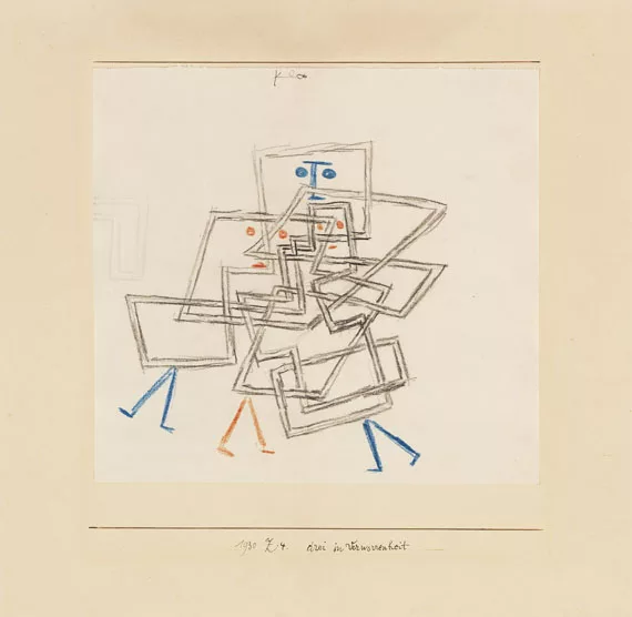 Paul Klee — Drei in Verworrenheit