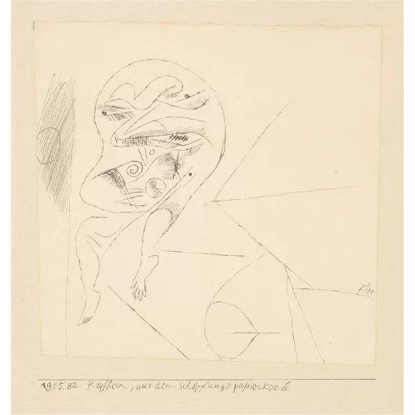 Paul Klee — Kopfbein, aus dem Schöpfungspapierkorb
