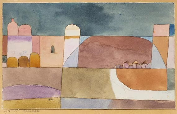 Paul Klee — Kairuan (Kairuan mit den Kamelen und dem Esel)