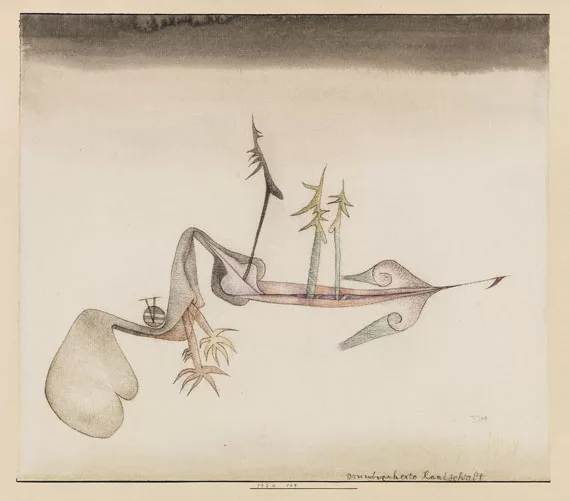 Paul Klee — Grundverhexte Landschaft
