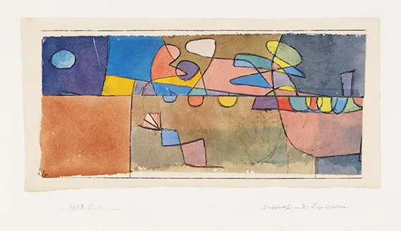 Paul Klee — Buntbewegtes an der Lage gemessen