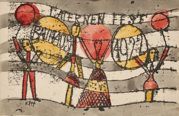 Paul Klee — Laternenfest Bauhaus, 1922