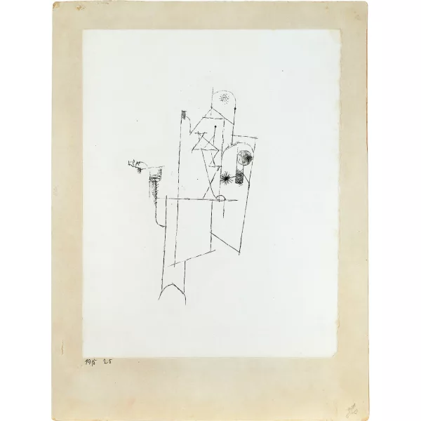 Paul Klee — Gebäude des Friedens "Symbol"