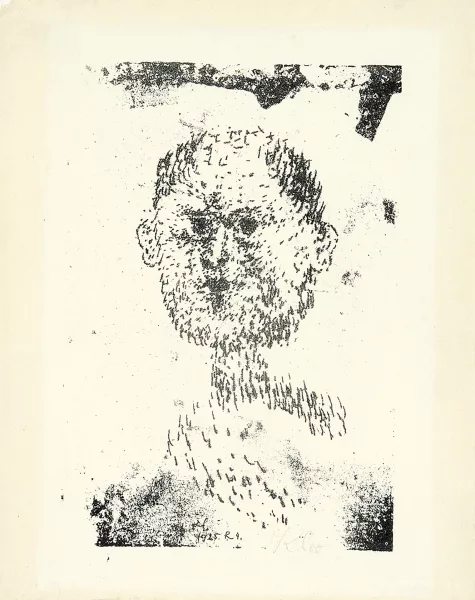 Paul Klee — Kopf (Bärtiger Mann), 1925