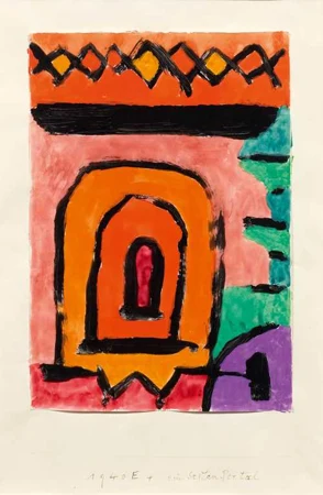 PAUL KLEE — Ein Seiten-Portal. 1940. — Koller Auktionen
