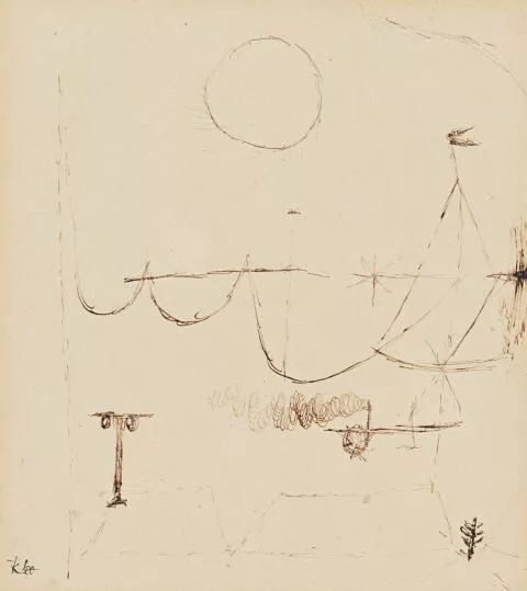 Paul Klee — Skizze zu einem Hafenbild