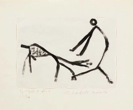 PAUL KLEE — Überfall durch ein Tier. 1940. — Koller Auktionen