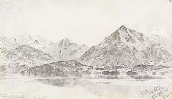 Paul Klee — Blümlisalp von Hilterfingen aus