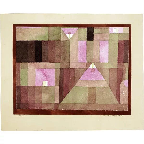 Paul Klee — rot/violett x gelb/grün gestuft