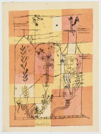 PAUL KLEE — Hoffmanneske Szene. 1921. — Koller Auktionen