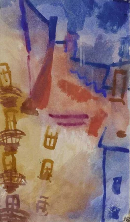 PAUL KLEE — Der Hof (Sonne im Hof). 1913. — Koller Auktionen