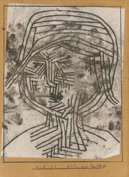Paul Klee — Bildnisskizze Frau C II