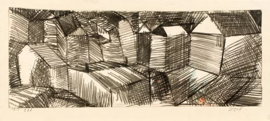 Paul Klee — Dorf, vorstadtartig, 1915