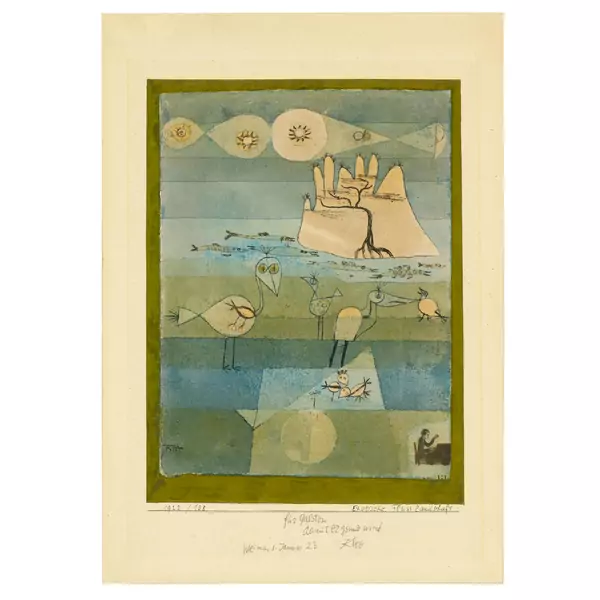 Paul Klee — Exotische Flusslandschaft — Galerie Kornfeld