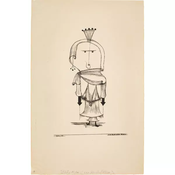 Paul Klee — Die Hexe mit dem Kamm — Galerie Kornfeld