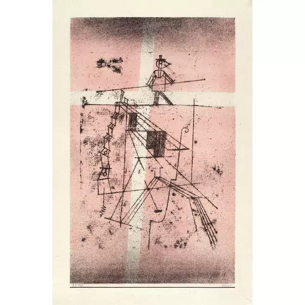 Paul Klee — Mappe der Gegenwart Die Kunst der Gegenwart. Zweiundvierzig Faksimiles nach Aquarellen und Zeichnungen zeitgenössischer Künstler Deutschlands, Frankreichs, Österreichs, Englands, der Schweiz, Italiens, Norwegens und d — Galerie Kornfeld