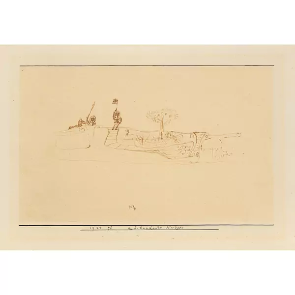 Paul Klee — Auf-tauchende Krieger — Galerie Kornfeld