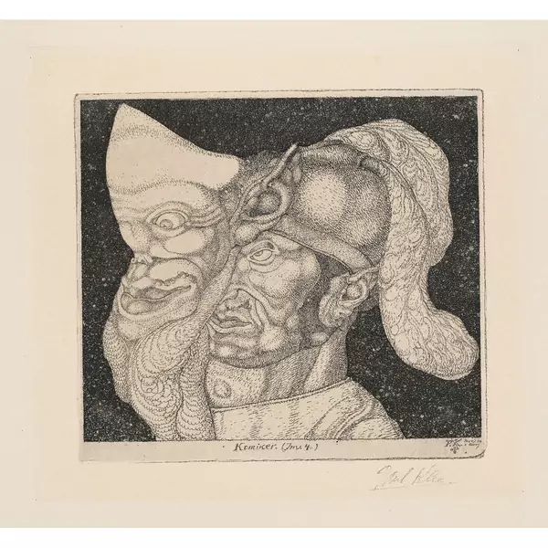 Paul Klee — Komiker - Inv. 4 - II. Fassung — Galerie Kornfeld