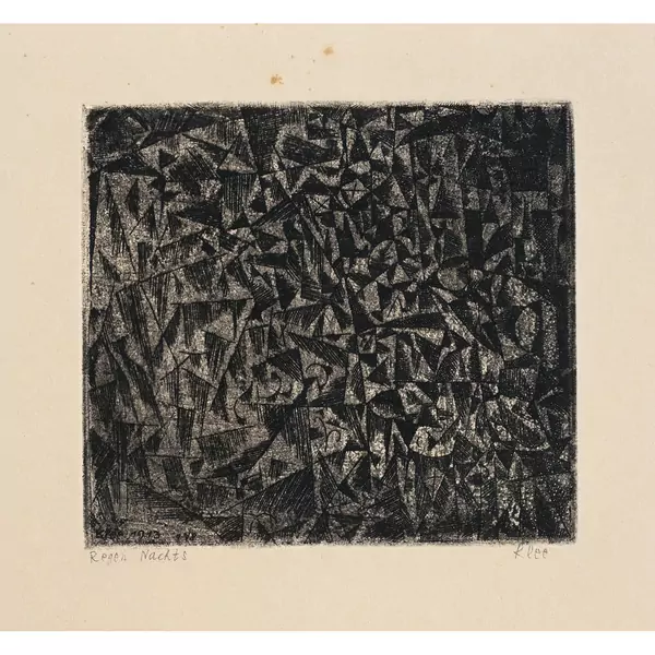 Paul Klee — Pflanzen nachts im Regen Regen Nachts - Regen und Sturm bei Nacht — Galerie Kornfeld