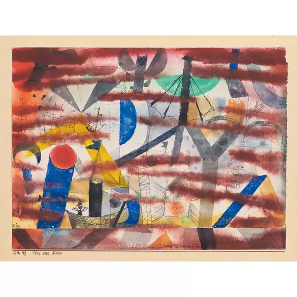 Paul Klee — Plan einer Reise — Galerie Kornfeld