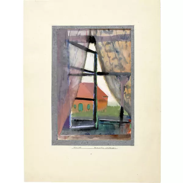 Paul Klee — Fensterausblick (Nordseeinsel) — Galerie Kornfeld