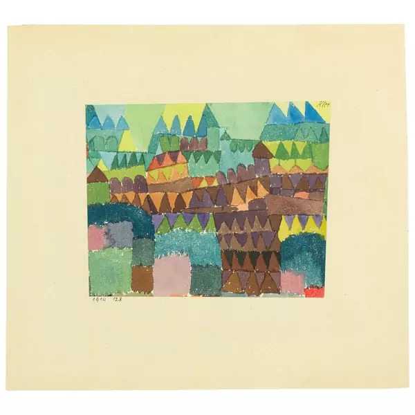 Paul Klee — Befestigter Ort — Galerie Kornfeld