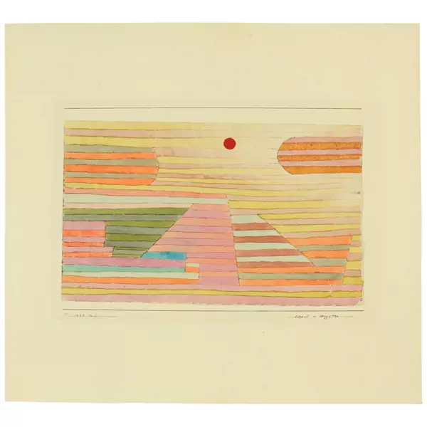 Paul Klee — Abend in Aegypten — Galerie Kornfeld