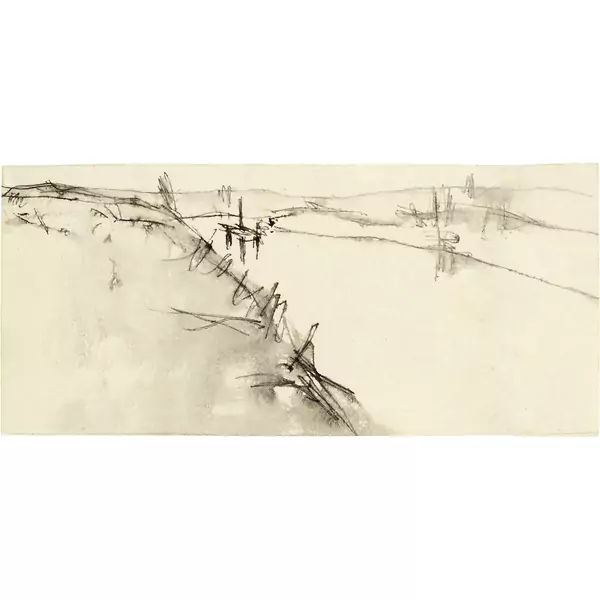 Paul Klee — Der Broyekanal bei Sugiez mit Dampfschiffchen — Galerie Kornfeld