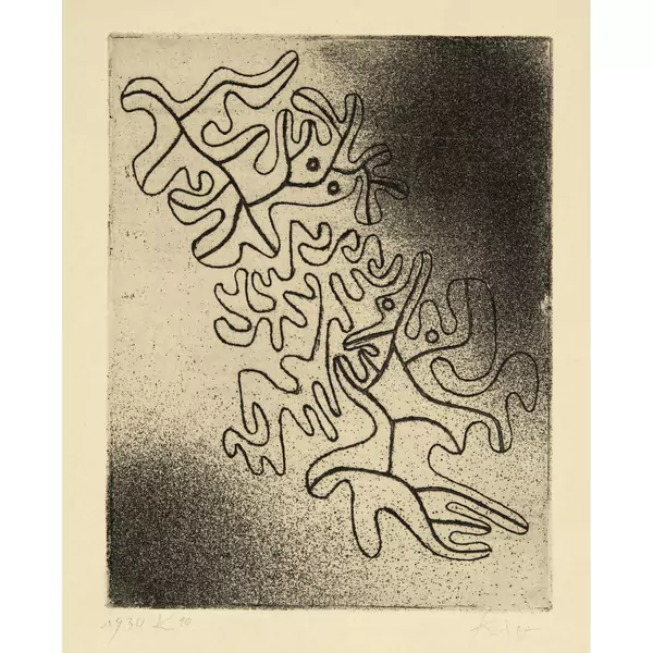 Paul Klee — Nicht endend In: Will Grohmann. Paul Klee, Paris, Editions "Cahiers d'Art" 1929 [erst 1933 erschienen] — Galerie Kornfeld