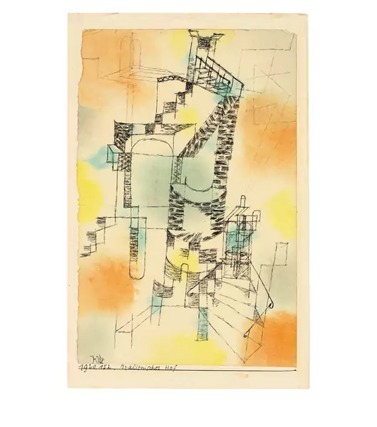 Paul Klee — Italienischer Hof — Galerie Kornfeld