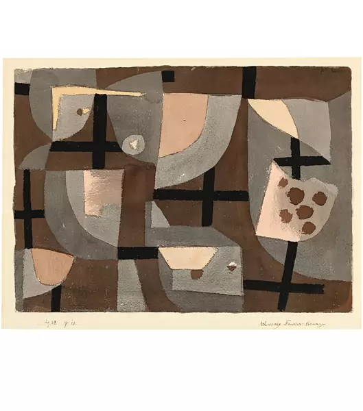 Paul Klee — Schwarze Fenster-Kreuze — Galerie Kornfeld