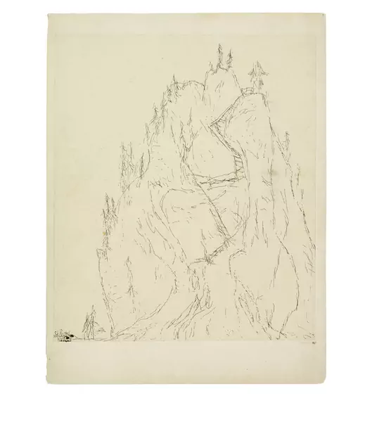 Paul Klee — St. Beatenberg, Birrenfluh — Galerie Kornfeld