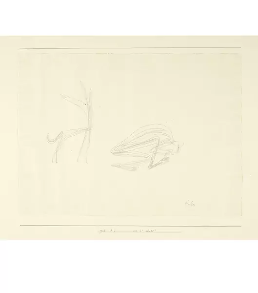 Paul Klee — Wer ist schuld? — Galerie Kornfeld